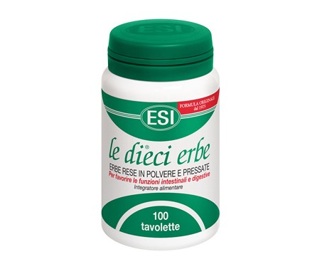 Esi Le Dieci Erbe – Integratore Intestinale Naturale 100 Tavolette