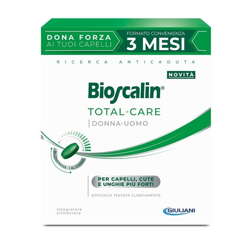 Bioscalin Total Care 90 Compresse – Integratore Capelli, Unghie e Pelle