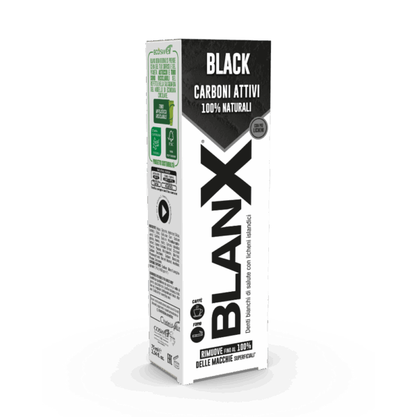 Blanx Black dentifricio ai carboni attivi sbiancante antimacchie 75ml