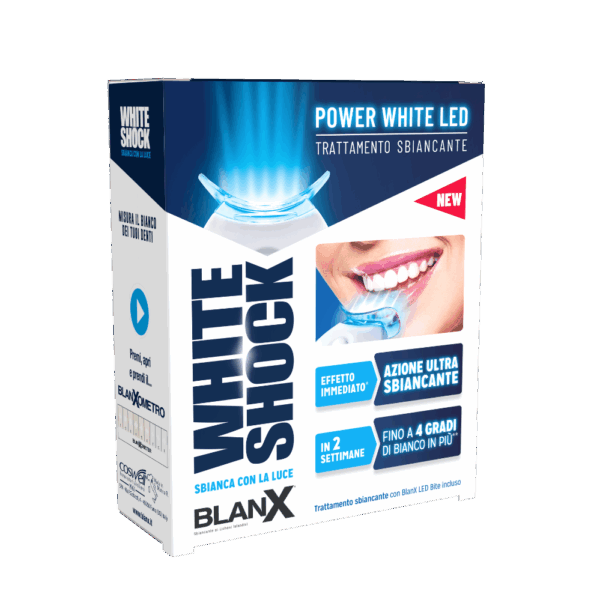BlanX® White Shock Power White Led – Dentifricio Sbiancante Ultra Bianco 30ml