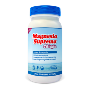 Natural Point Linea Vitamine e Minerali Magnesio Supremo Integratore 150 g - Ciliegia