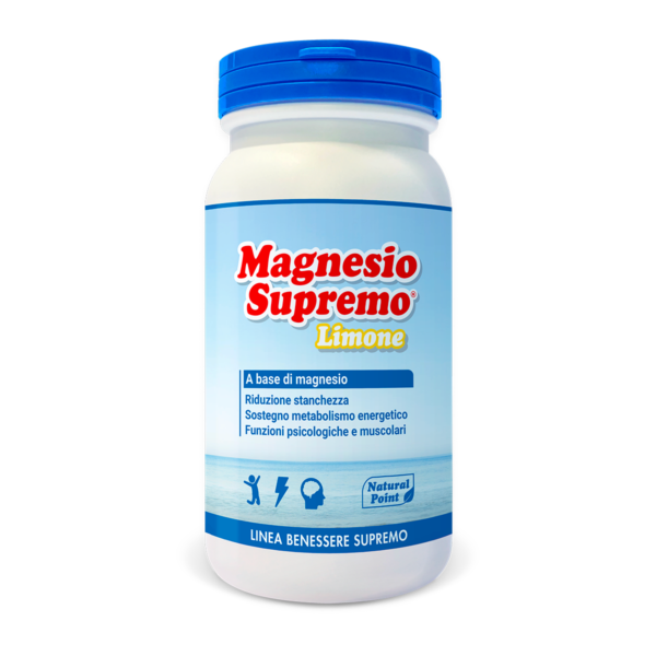 Magnesio Supremo 150g Limone – Integratore di Magnesio ad Assorbimento Rapido