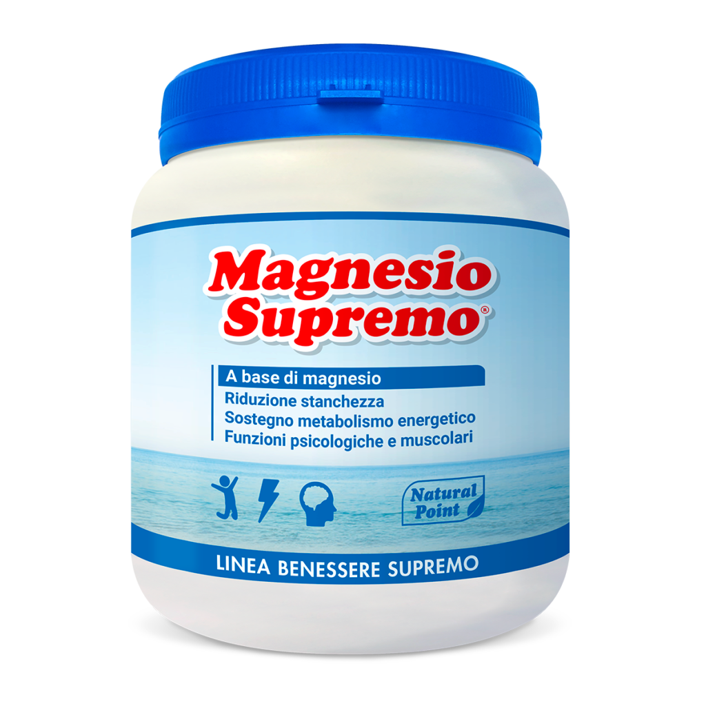 Natural Point Magnesio Supremo 300g – Integratore Magnesio Citratato ad Assorbimento Rapido