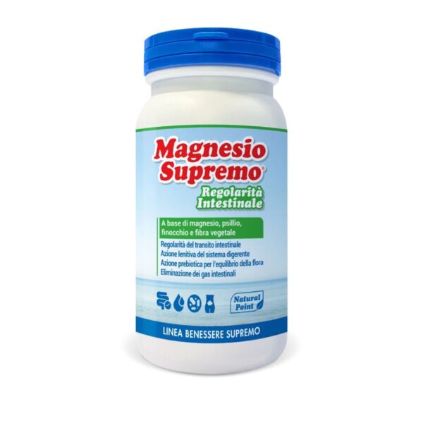 Natural Point Magnesio Supremo Regolarità Intestinale – Benessere Intestinale Completo 150 g
