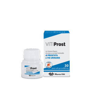 Marco Viti - Vitiprost Soft Gel Integratore Per Prostata e Vie Urinarie 30 Perle