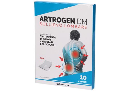 Marco Viti Artrogen DM Sollievo Lombare 10 Cerotti – Sollievo Naturale Dolori Muscolari e Articolari
