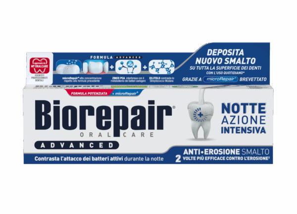 Biorepair Adv Intensivo Notte per Protezione Smalto 75ml