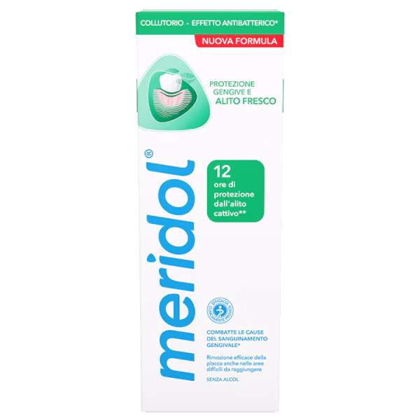 Meridol® Collutorio Alito Sicuro, 500ml - Collutorio Senza Alcool per Alito Fresco e Protezione Duratura