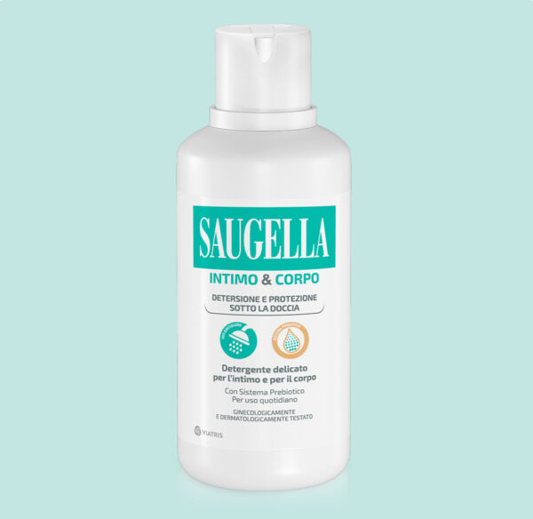Saugella Intimo & Corpo - Detersione e Protezione sotto la Doccia, 500ml