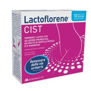 Lactoflorene Cist Integratore Alimentare per Vie Urinarie 10 Bustine