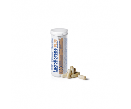 Lactoflorene Plus 30 Capsule | Fermenti Lattici Vivi, Probiotici, Vitamine B e Zinco per Benessere Intestinale
