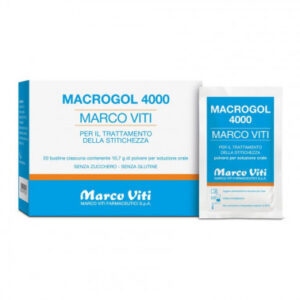 Macrogol 4000 lassativo osmotico 20 bustine