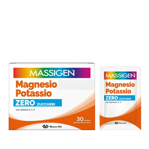 Magnesio e Potassio Zero Zuccheri - 30 Bustine – Integratore per Stanchezza e Benessere Muscolare
