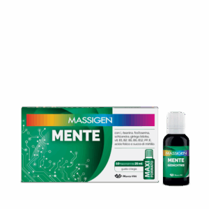 Massigen Mente Integratore Tonico per Concentrazione 10 Flaconcini 25ml