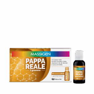 Massigen Pappa Reale Integratore Ricostituente 10 Flaconcini 25ml