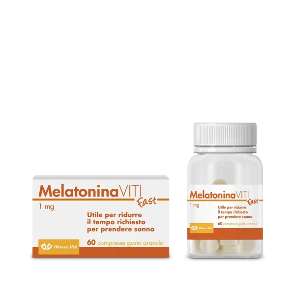 Marco Viti Melatonina Viti Fast Integratore per Sonno 60 Compresse
