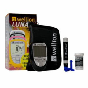 Wellion LUNA Trio – Glucometro 3-in-1 per Glucosio, Colesterolo e Acido Urico