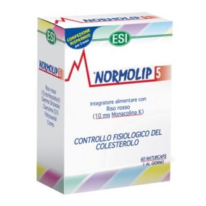 Normolip 5 Esi - Integratore per il colesterolo - 60 Capsule