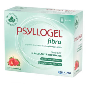 Psyllogel Fibra - Integratore per il benessere intestinale - Fragola - 20 Bustine
