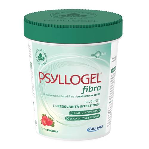 Giuliani Psyllogel Fibra Fragola 170g – Integratore Intestinale Naturale con Fibra di Psyllium
