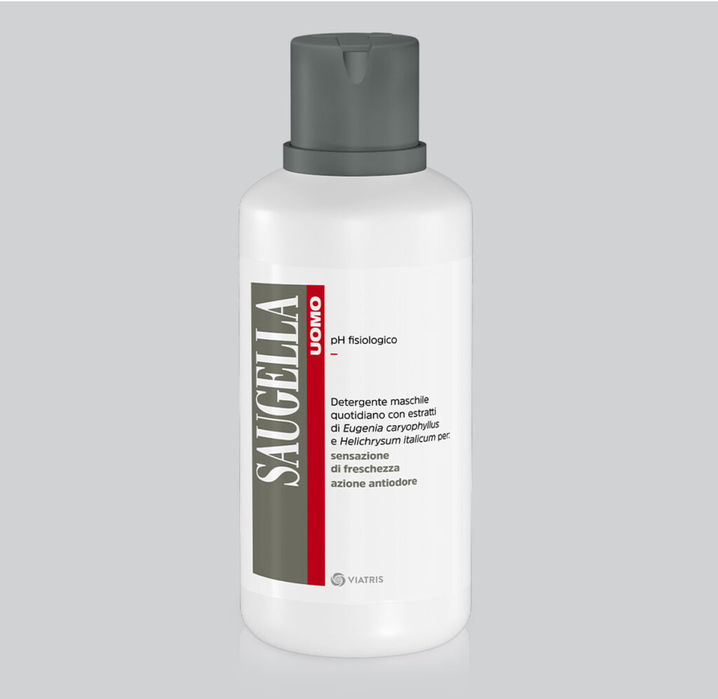 Saugella Uomo – Detergente Intimo Quotidiano Maschile 500 ml | Freschezza e Sollievo