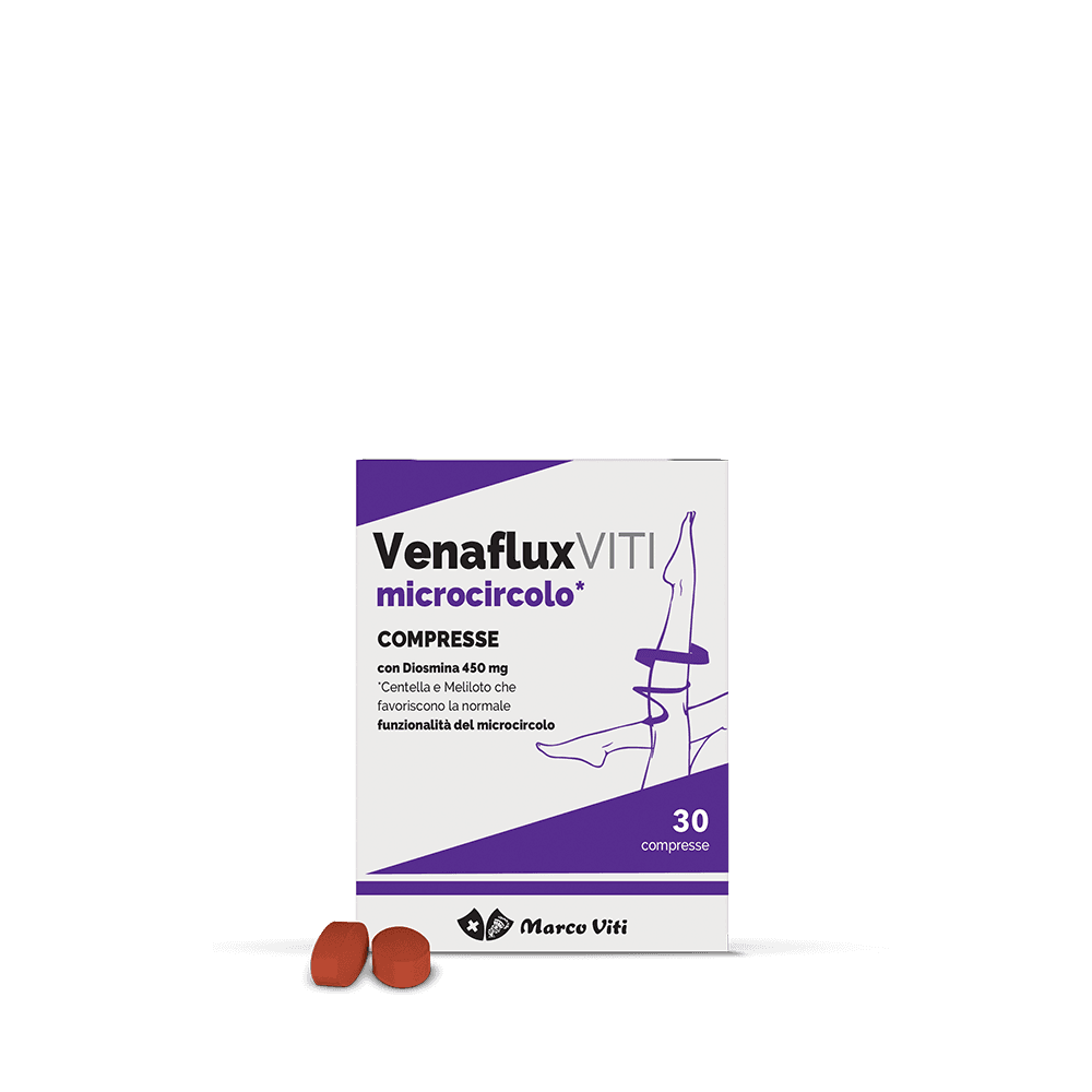 Venaflux Integratore Microcircolo Marco Viti 30 Compresse – Circolazione e Gambe Leggere