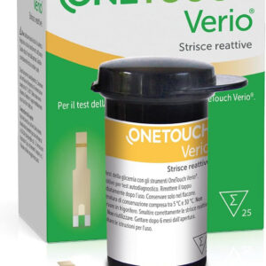 OneTouch Verio - Strisce reattive per controllo glicemia - 100 pezzi. [4x25pz]