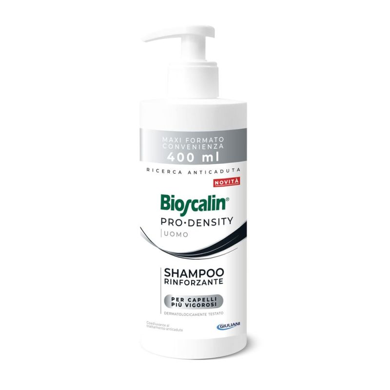 Bioscalin Pro-Density Uomo Shampoo Rinforzante 400 ml – Capelli Forti e Densi