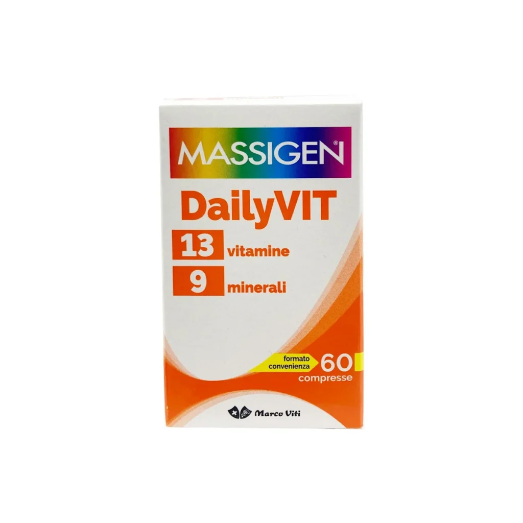 Massigen Dailyvit 60 Compresse – Multivitaminico e Multiminerale Completo