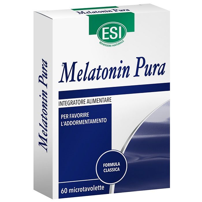 ESI Melatonin Pura 60 Microtavolette – Integratore Naturale per il Sonno